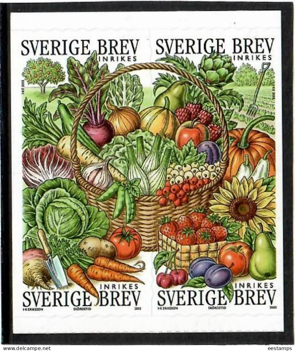 Sweden 2003 . FRUITS . 4v. Michel # 2361-2364 - Neufs