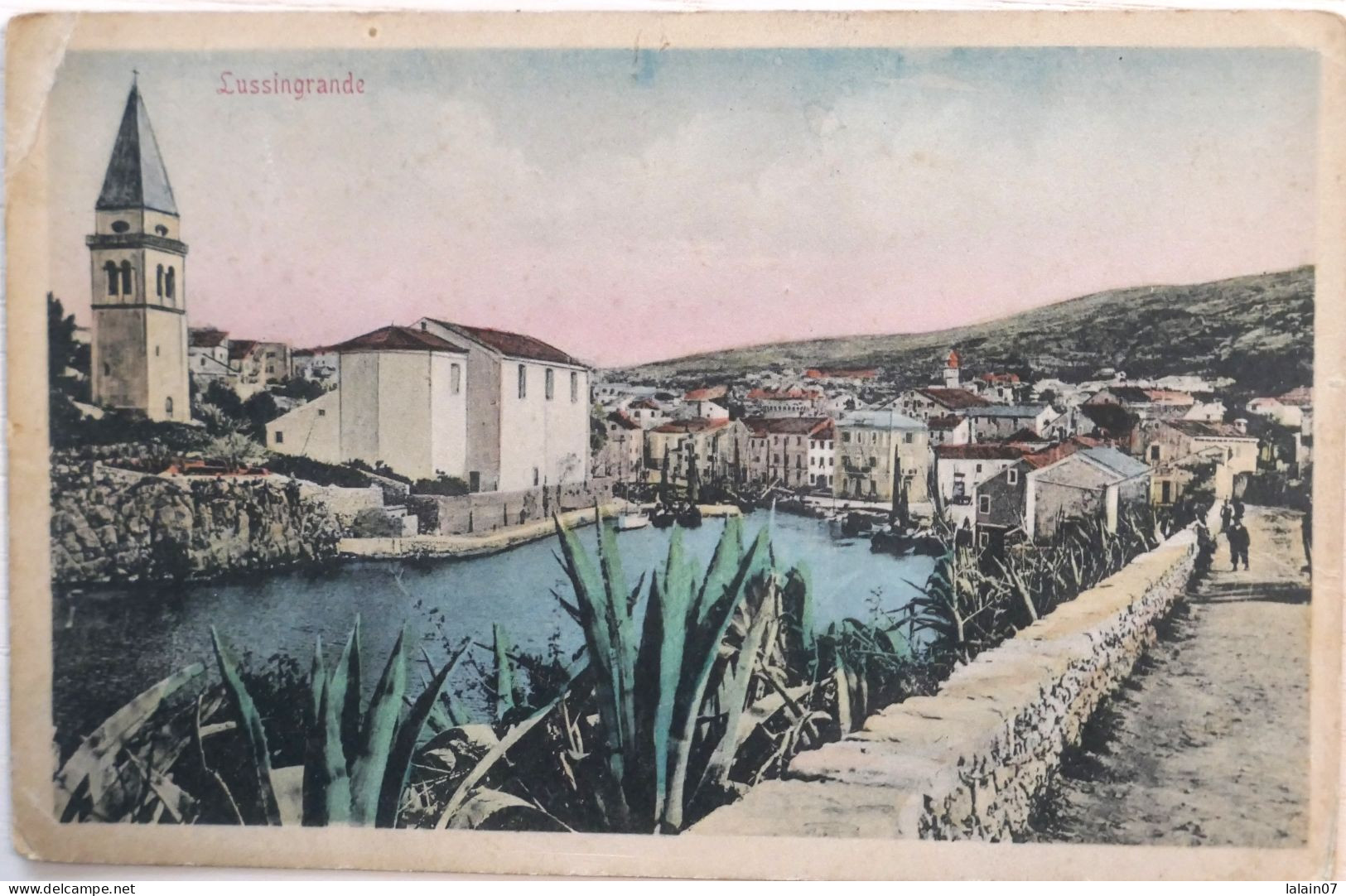 C. P. A. : CROATIA : Veli Lošinj : LUSSINGRANDE, Stamp Osterreich In 1915 - Croatia