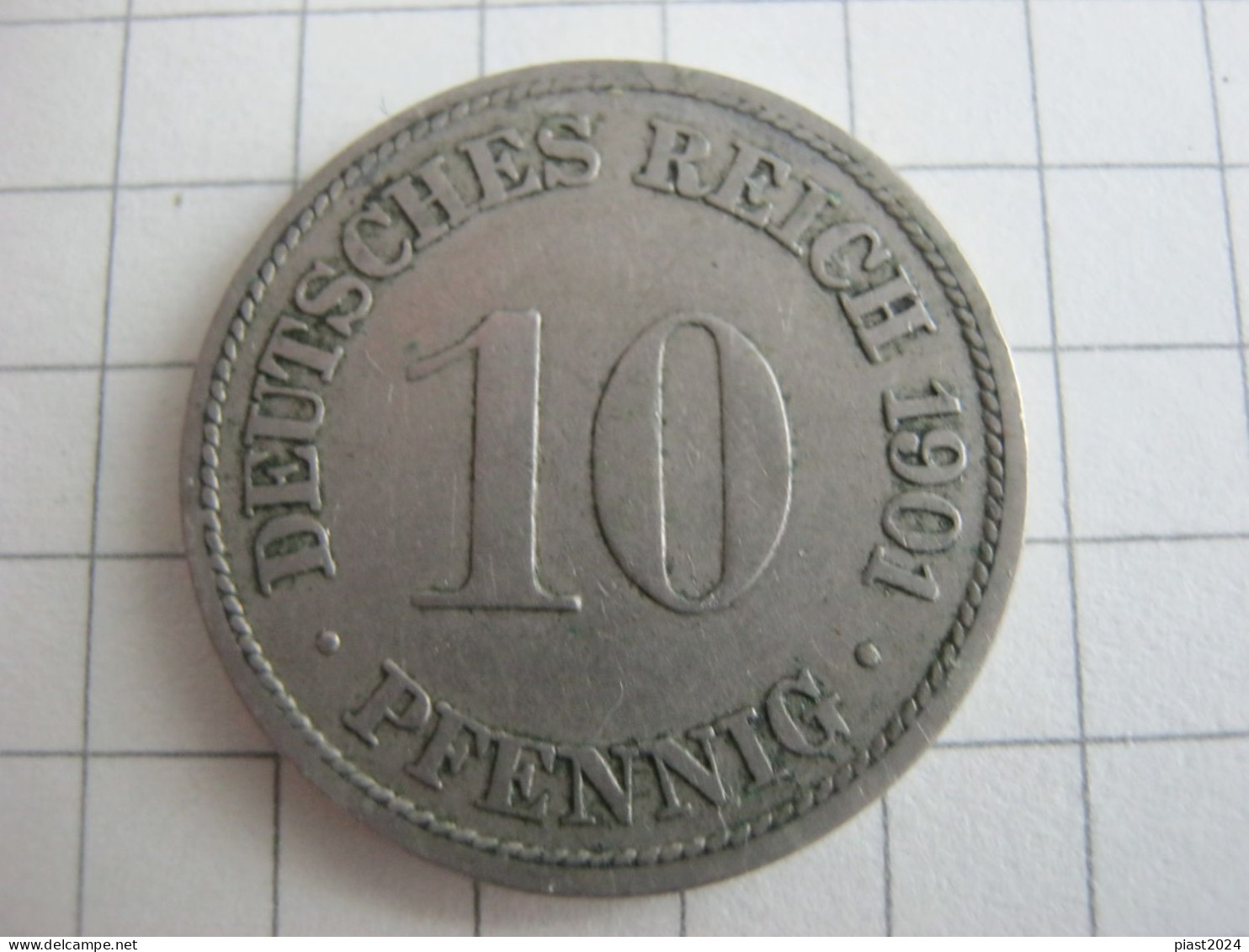 Germany 10 Pfennig 1901 F - 10 Pfennig