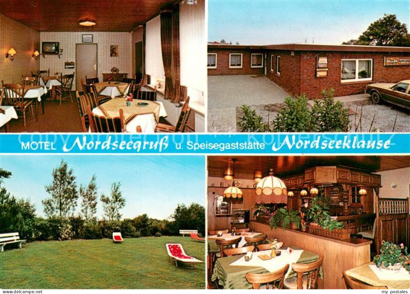 73663678 Norden Norddeich Ostfriesland Motel Nordseegruss Restaurant Nordseeklau - Altri & Non Classificati