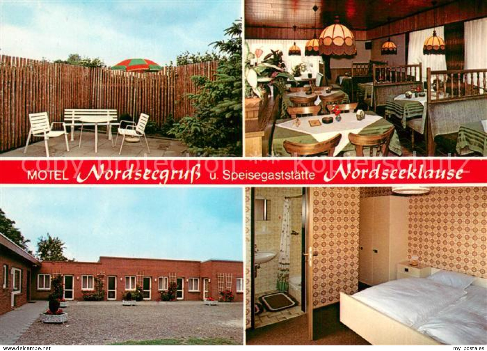 73663677 Norden Norddeich Ostfriesland Motel Nordseegruss Restaurant Nordseeklau - Altri & Non Classificati