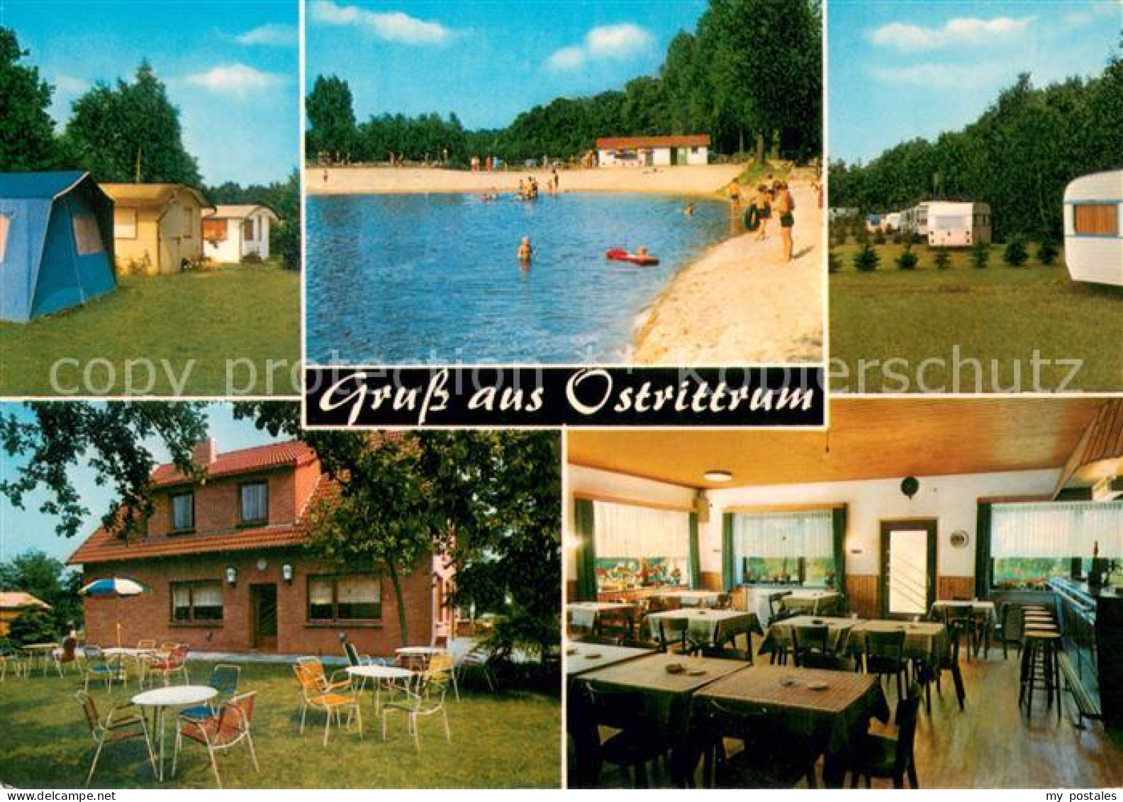 73663654 Ostrittrum Gastwirtschaft Pension Stein Restaurant Garten Campingplataz - Altri & Non Classificati