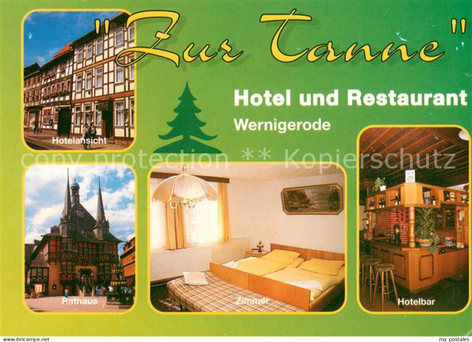 73663648 Wernigerode Harz Hotel Restaurant Zur Tanne Hotelbar Fremdenzimmer Rath - Wernigerode