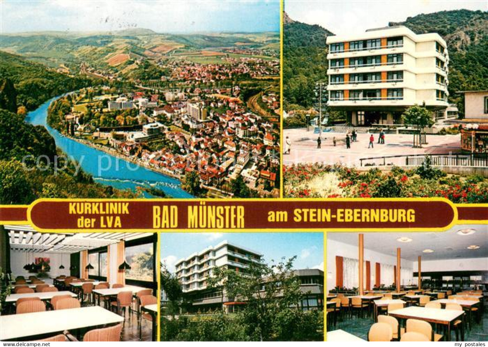 73663627 Bad Muenster Stein Ebernburg Kurklinik Der LVA Speisesaal Panorama Nahe - Autres & Non Classés