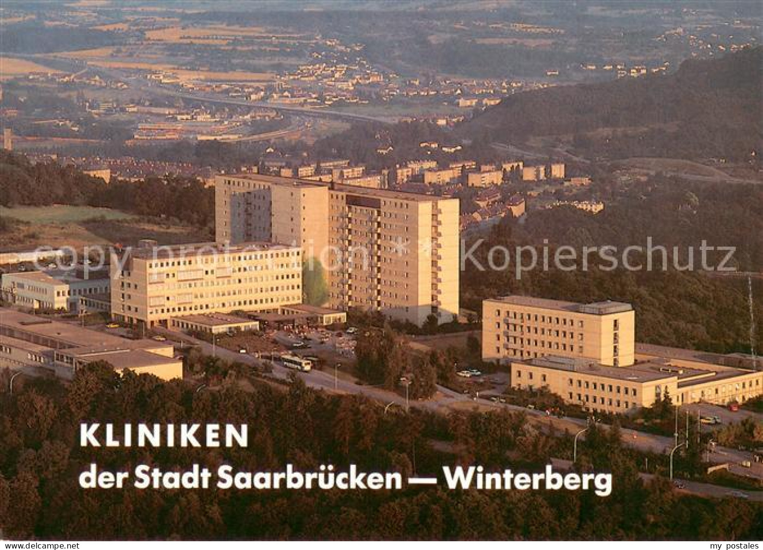 73663613 Saarbruecken Kliniken Auf Dem Winterberg Fliegeraufnahme Saarbruecken - Saarbrücken