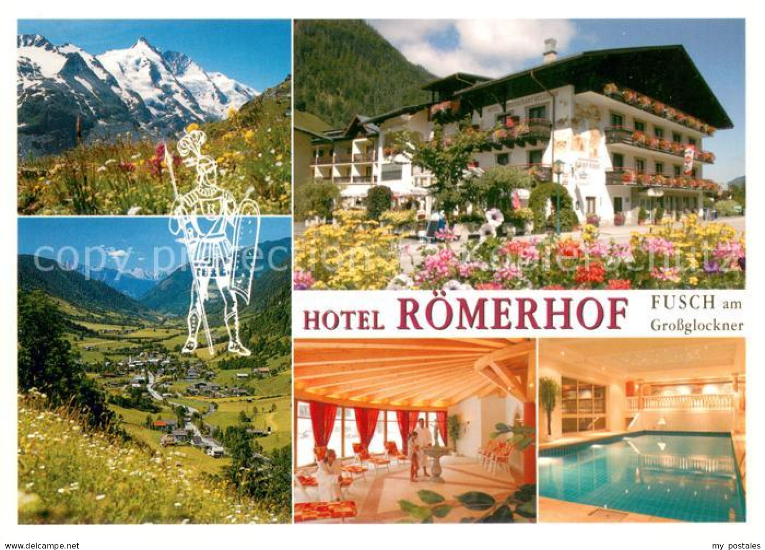 73663600 Fusch Grossglocknerstrasse Hotel Roemerhof Hallenbad Landschaftspanoram - Sonstige & Ohne Zuordnung