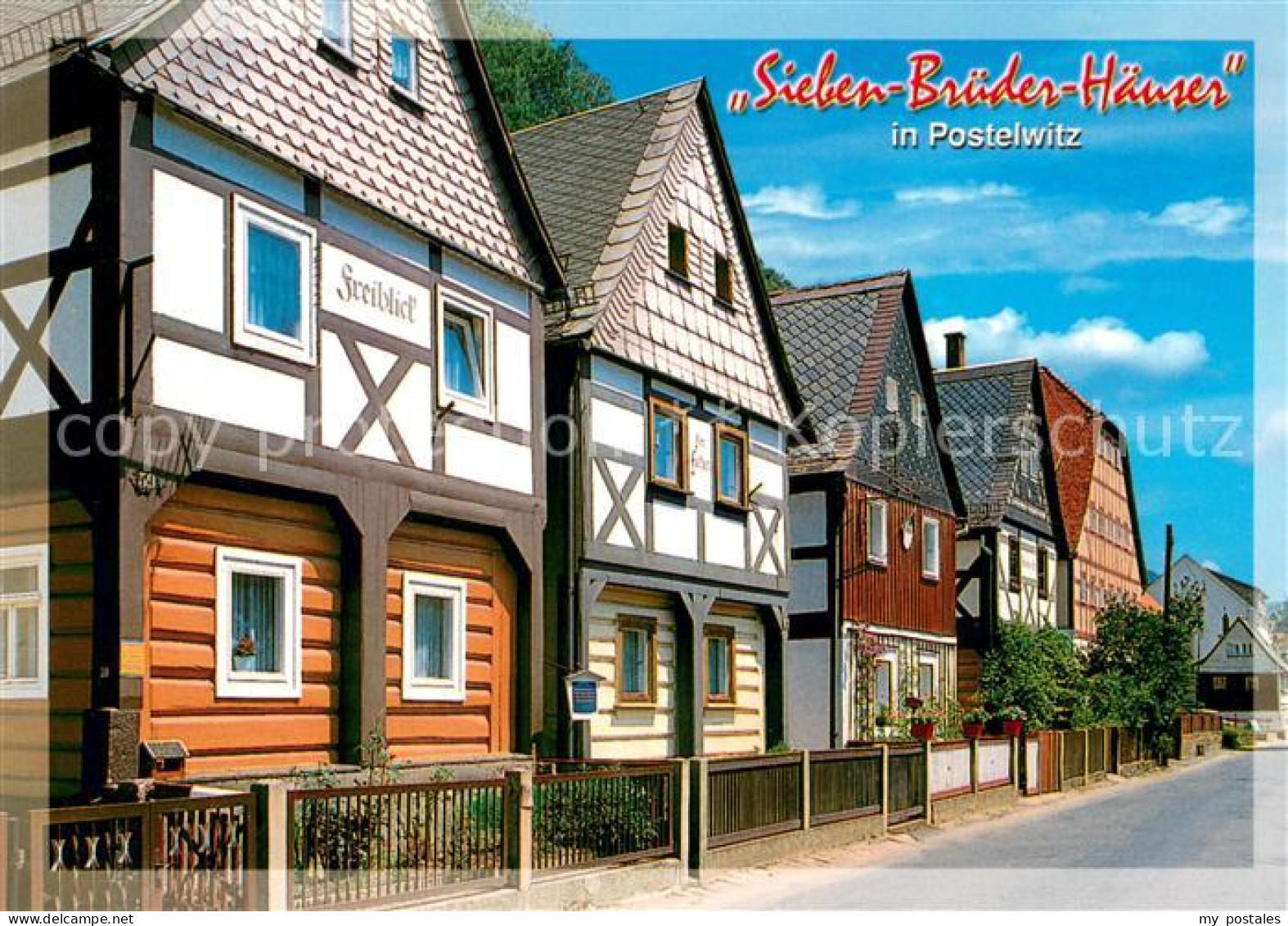 73663596 Postelwitz Sieben Brueder Haeuser Postelwitz - Bad Schandau