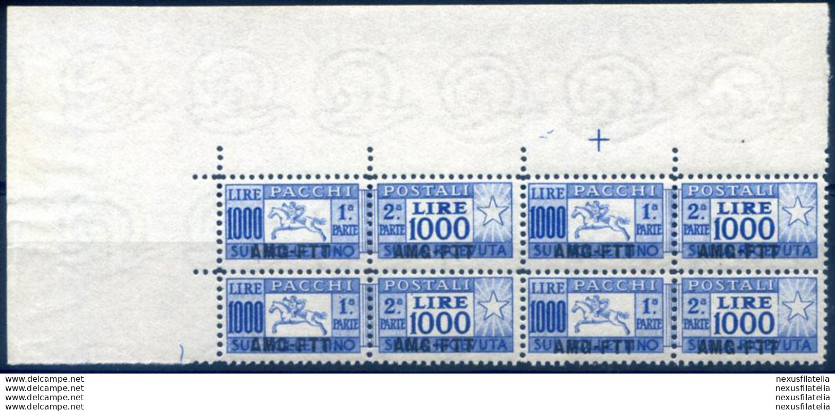 Zona A. Pacchi Postali 1000 Lire 1954. - Sonstige & Ohne Zuordnung