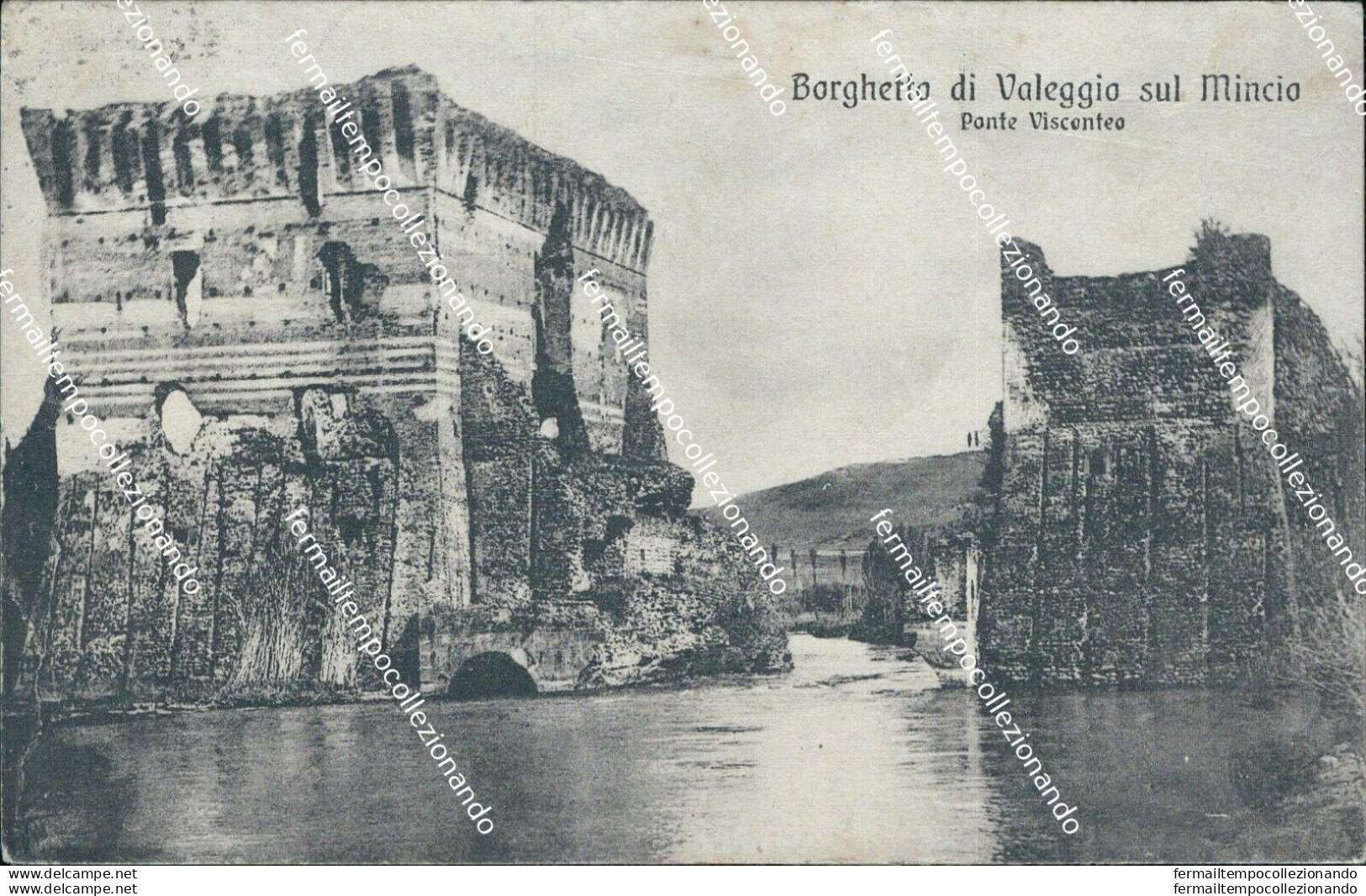 Bg175 Cartolina Borghetto Di Valeggio Sul Mincio Provincia Di Verona - Verona