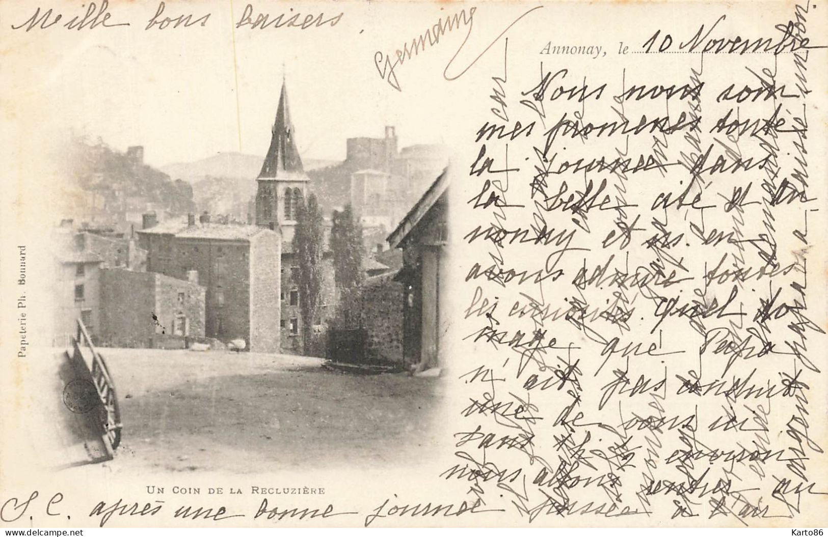 Annonay * 1901 * Un Coin De La Recluzière * Quartier Village - Annonay