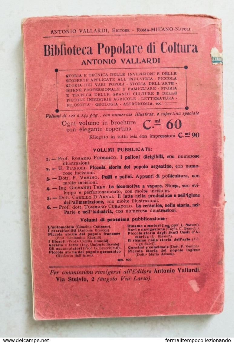 Bs Libro I Palloni Dirigibili Loro Storia E Tecnica Rosario Federico Incisioni - Sonstige & Ohne Zuordnung