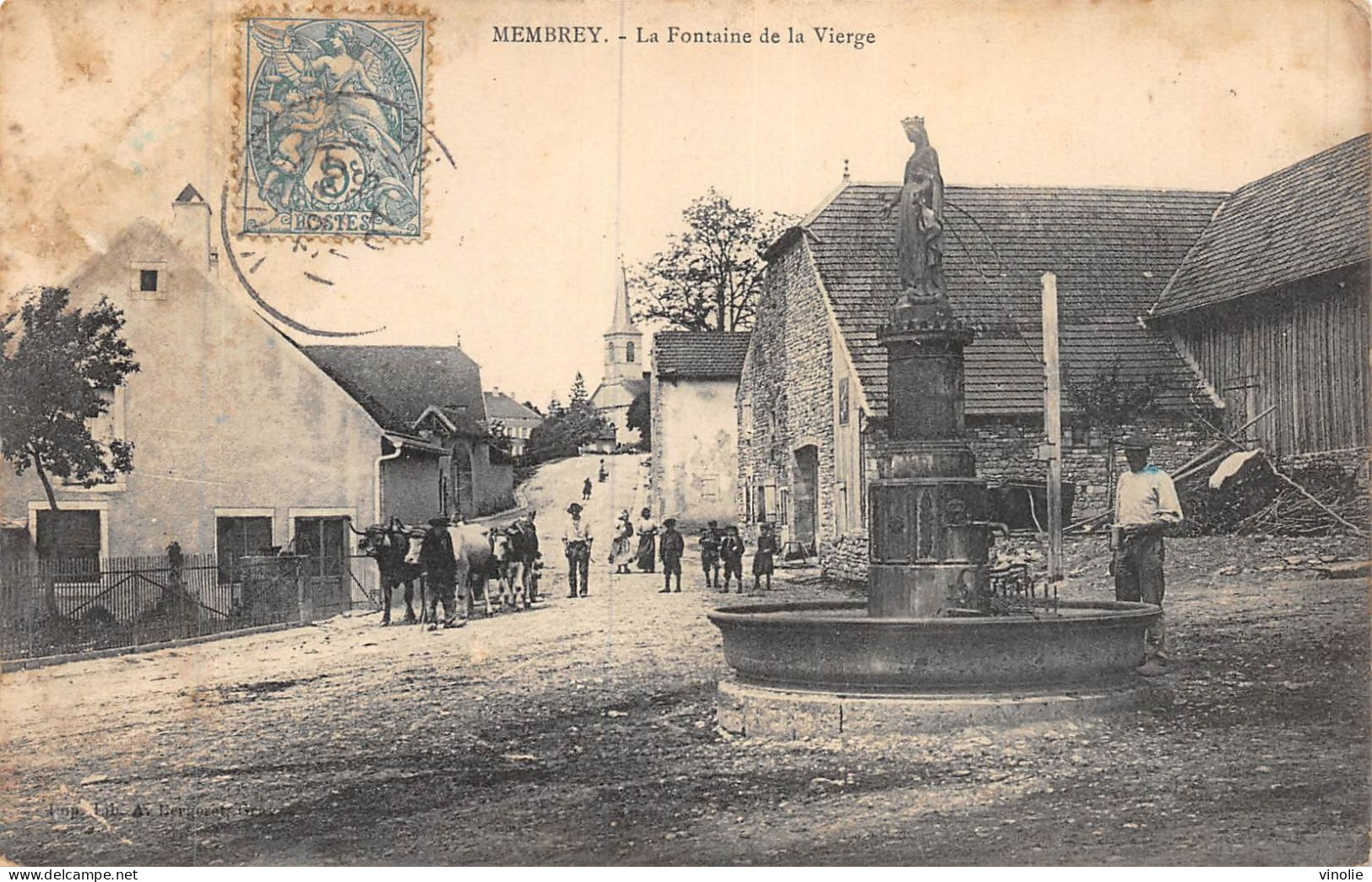 24-5582 : MEMBREY. LA FONTAINE DE LA VIERGE - Autres & Non Classés