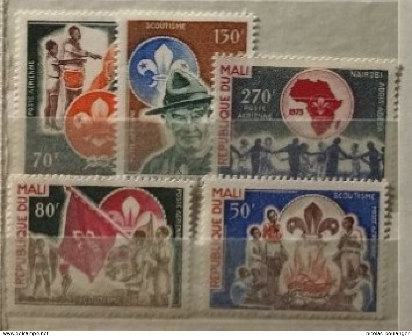 Mali 1973 / Yvert Poste Aérienne N°182-186 / ** - Malí (1959-...)