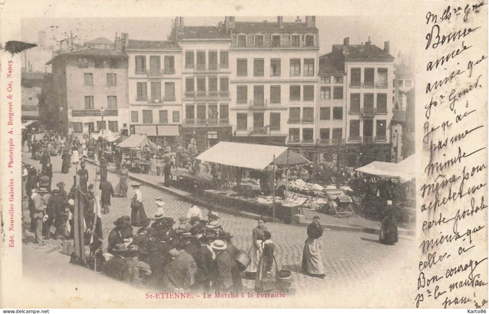 St étienne * 1903 * Le Marché à La Ferraille * Brocante - Saint Etienne