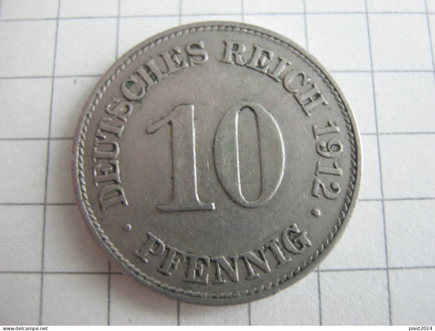 Germany 10 Pfennig 1912 E - 10 Pfennig