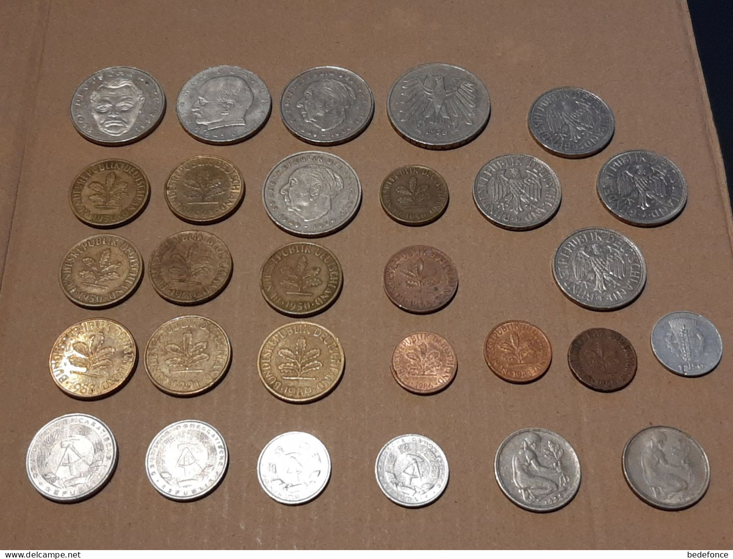 Monnaie - Allemagne - Lot De Monnaies De 1950 à Début Des Années 90 - Verzamelingen