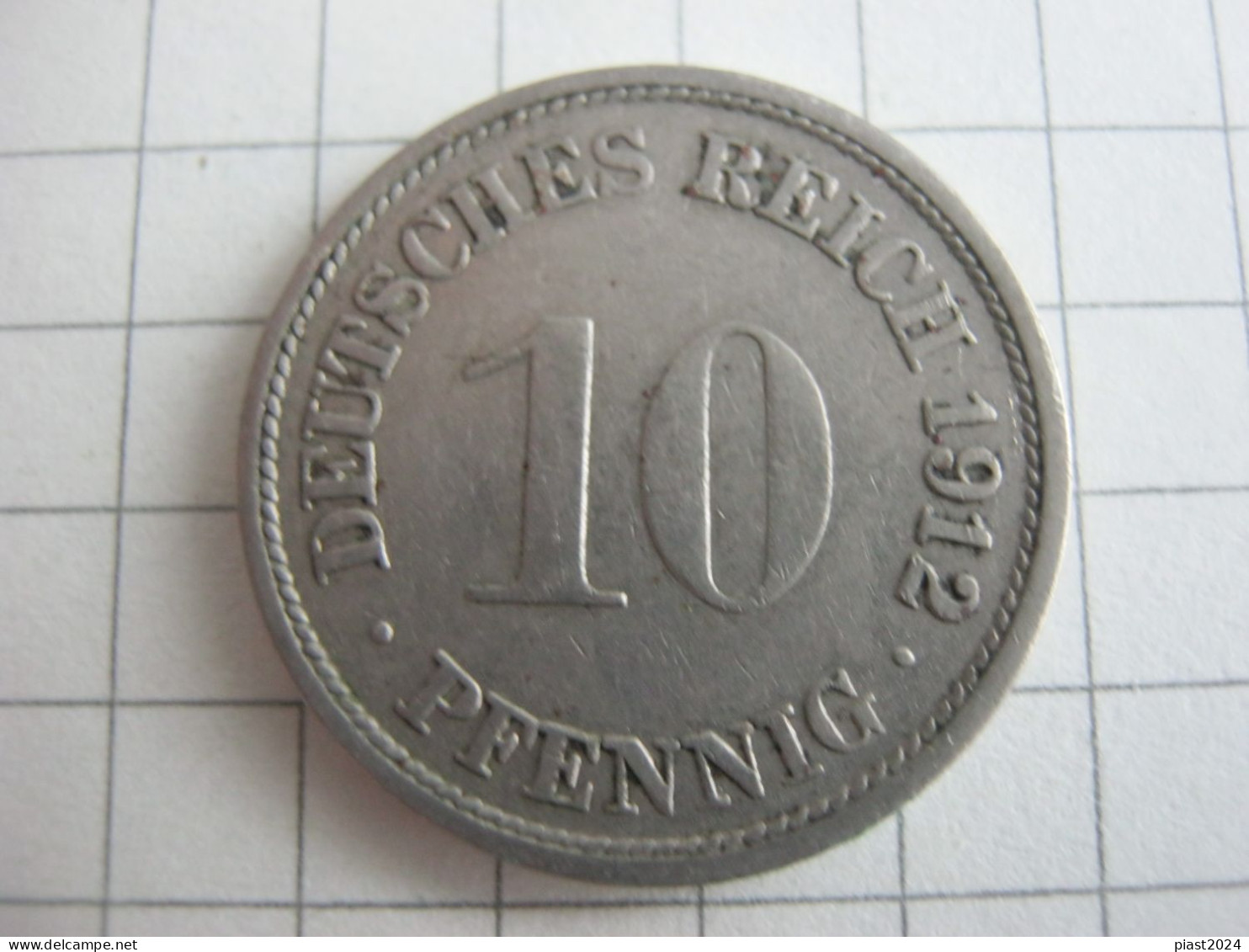 Germany 10 Pfennig 1912 F - 10 Pfennig