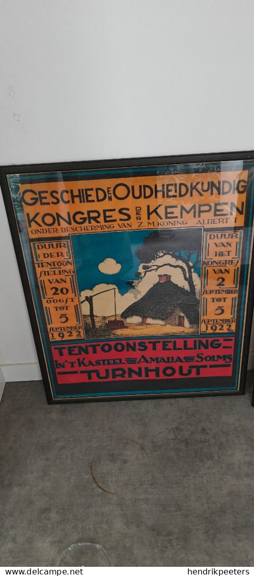 Geschied En Oudheidkundig Kongres Der Kempen - Turnhout (1922) - Manifesti