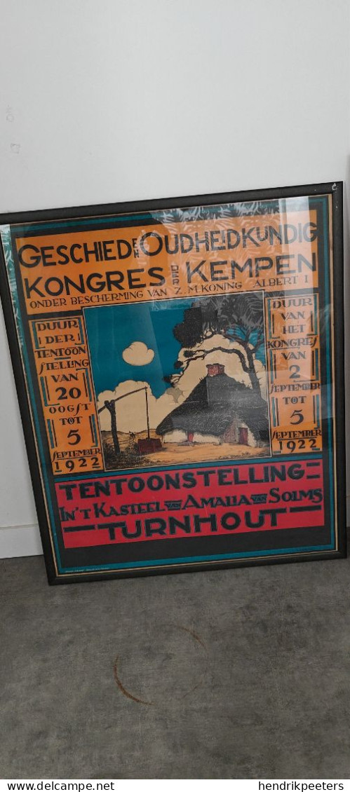 Geschied En Oudheidkundig Kongres Der Kempen - Turnhout (1922) - Afiches
