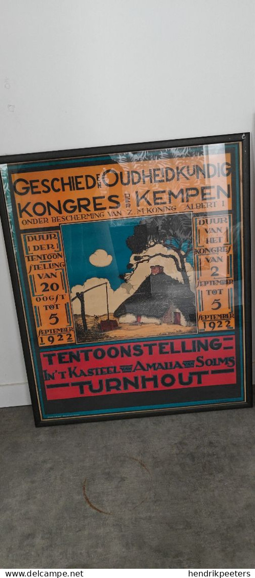 Geschied En Oudheidkundig Kongres Der Kempen - Turnhout (1922) - Manifesti