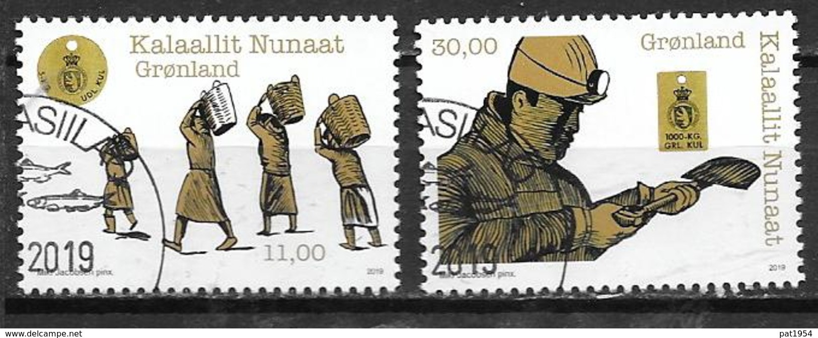 Groënland 2019, N° 804/805 Oblitérés Mines De Charbon - Used Stamps