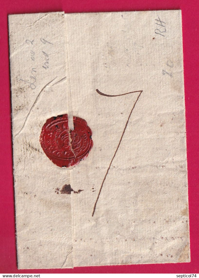 MARQUE PORT PAYE MAYENNE 1791 LENAIN N°4 INDICE 19 POUR ORBEC CALVADOS LETTRE - 1701-1800: Vorläufer XVIII