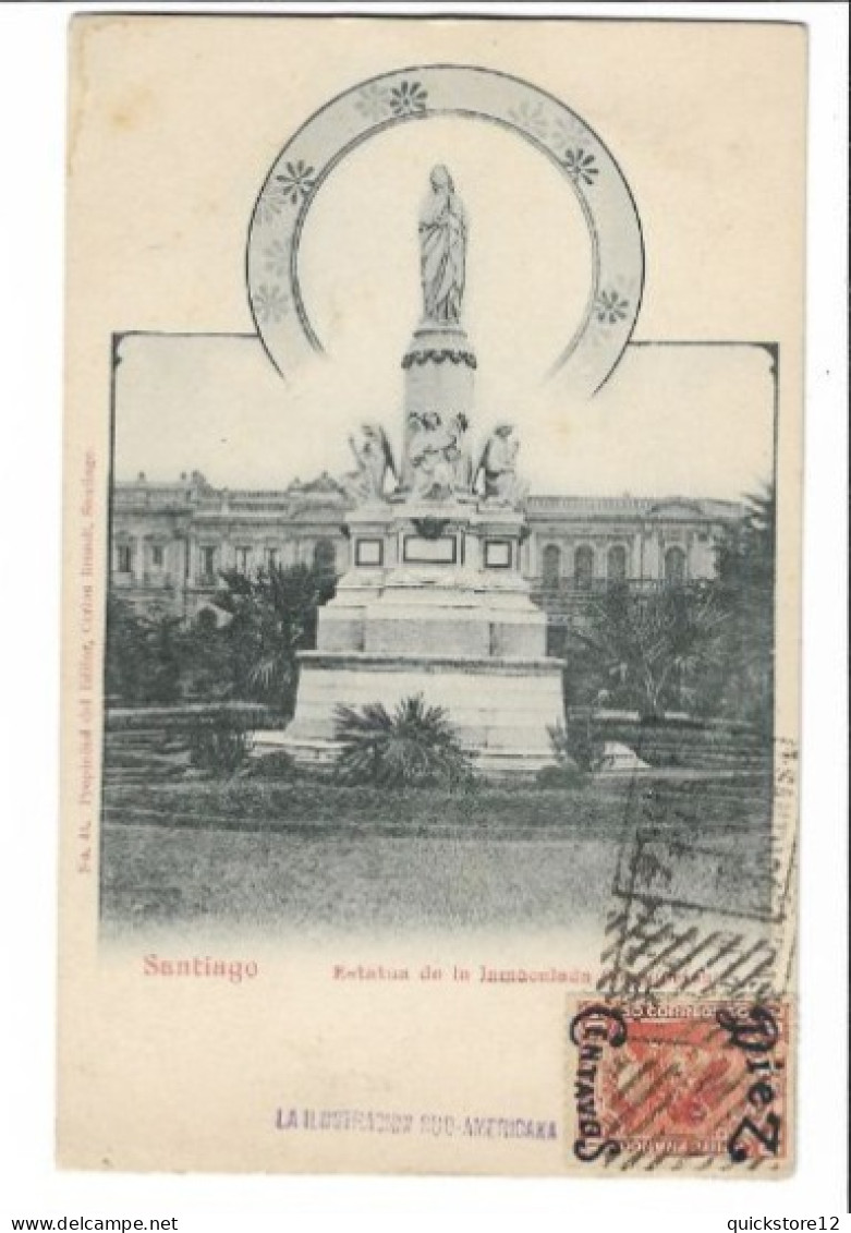 Santiago - Estatua De La Inmaculada Concepción   -  7045 - Chili