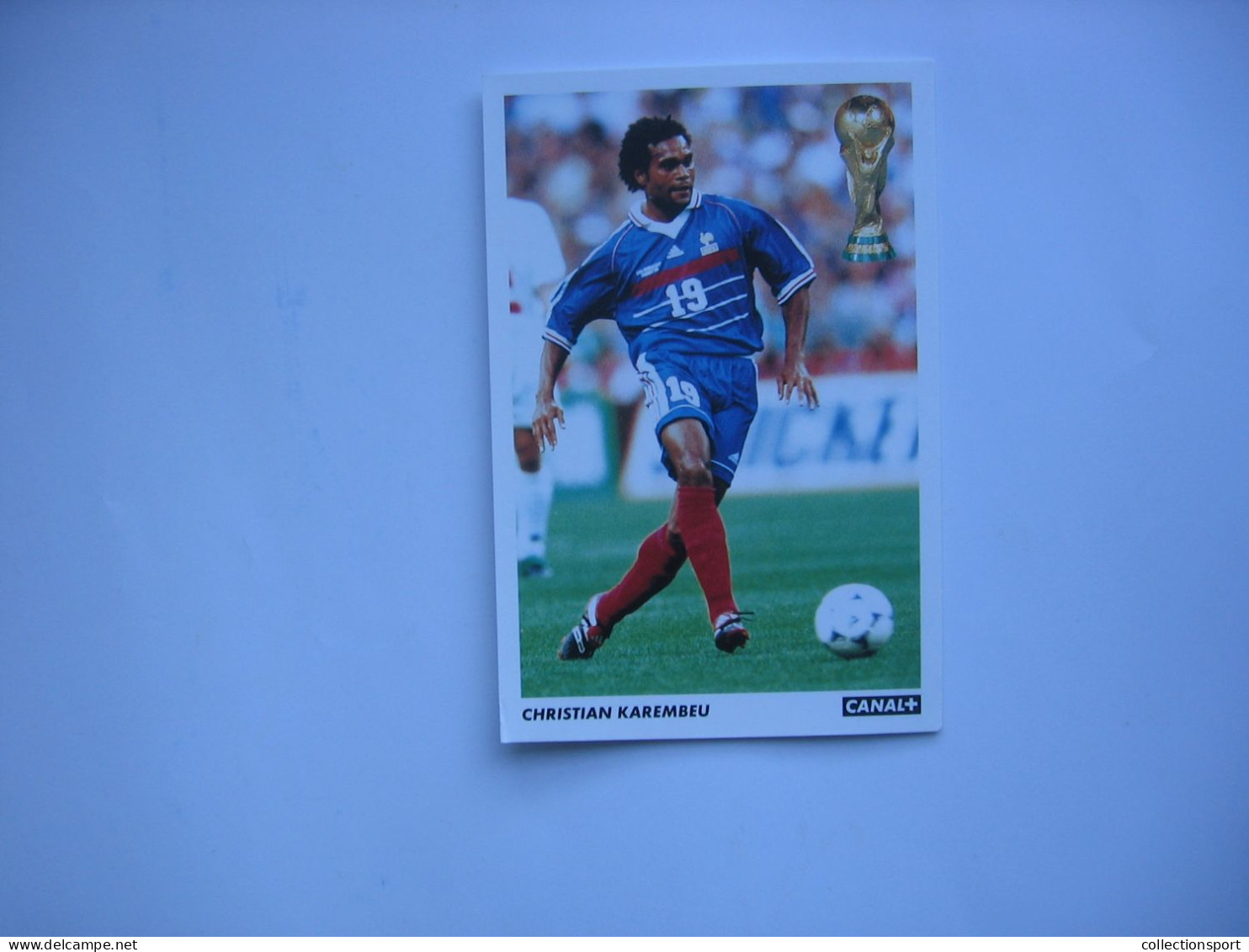 Football -  Carte Equipe De France - Karembeu - Soccer