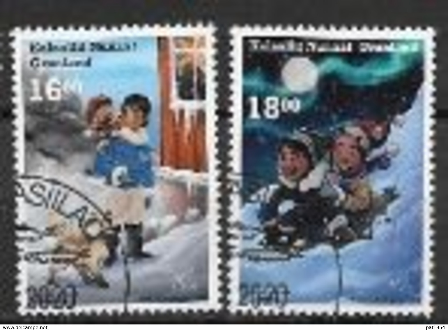 Groënland 2020, Série Oblitérée Noël - Used Stamps