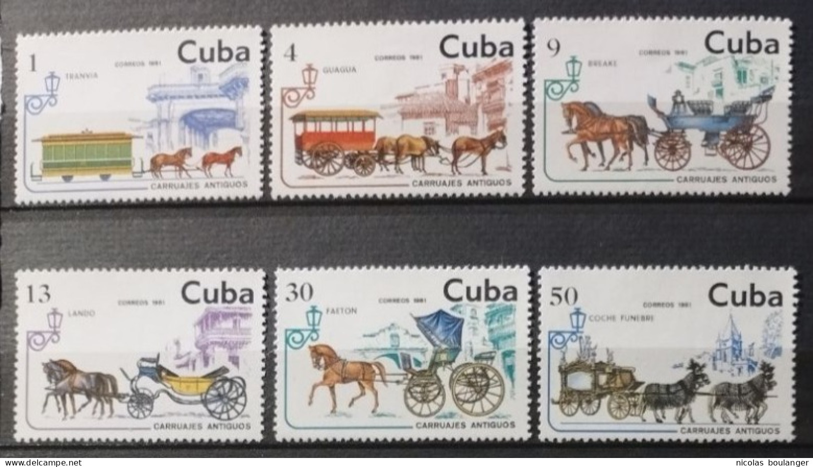 Cuba 1981 / Yvert N°2275-2280 / ** - Nuovi