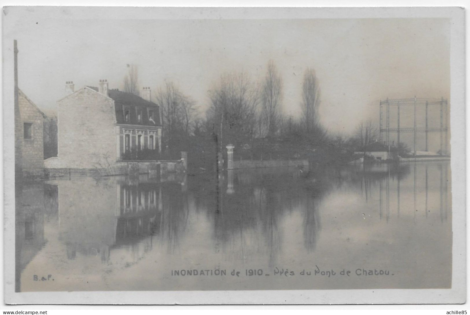 Inondation 1910  Chatou - Chatou