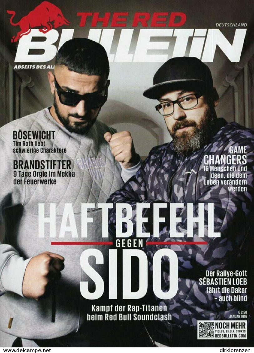 The Red Bulletin Magazine Germany 2016-01 Haftbefehl Sido  - Ohne Zuordnung