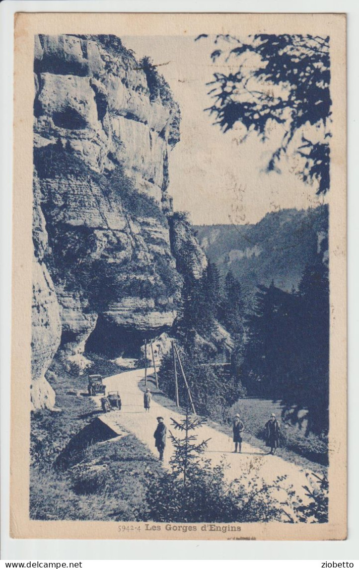 CARTOLINA DI GORGES D'ENGINS - Isère -FORMATO PICCOLO - Vercors