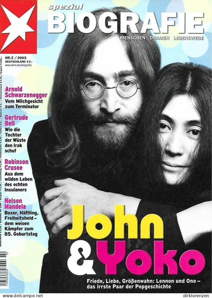 Stern Biografie Magazine Germany 2003-02 John Lennon Yoko Ono  - Non Classés