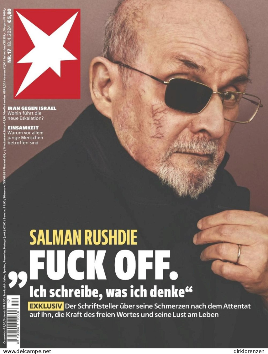 Stern Magazine Germany 2024-17 Salman Rushdie - Non Classés