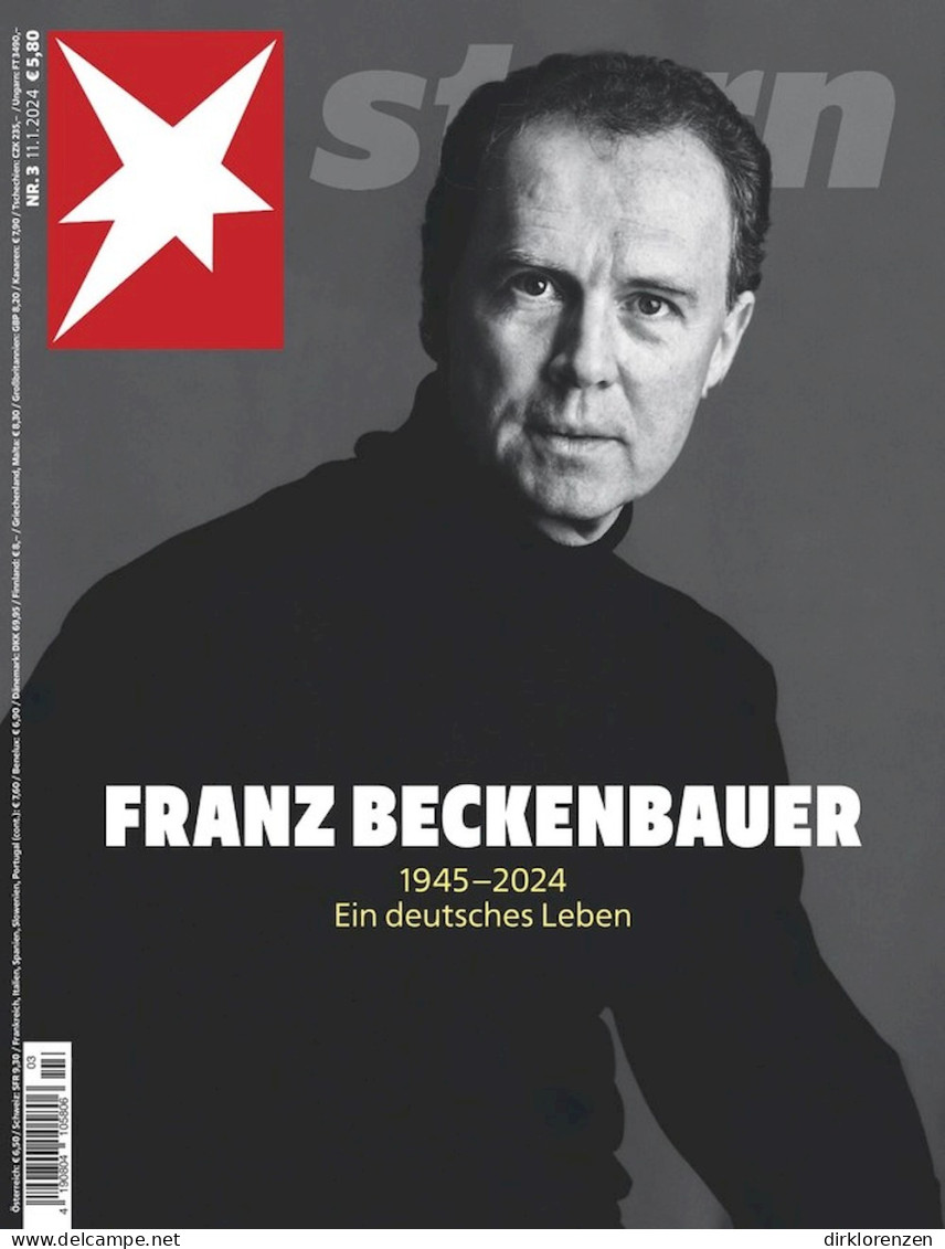 Stern Magazine Germany 2024-03 Franz Beckenbauer - Non Classés