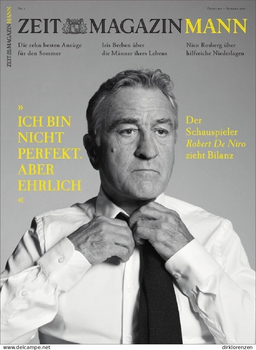 Zeit Magazine Mann Germany 2017-1 Robert De Niro  - Non Classés