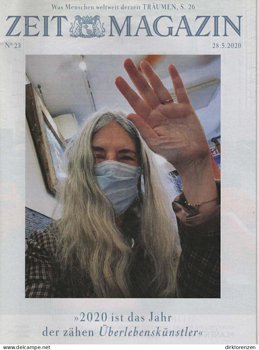 Zeit Magazine Germany 2020-23 Patti Smith  - Unclassified