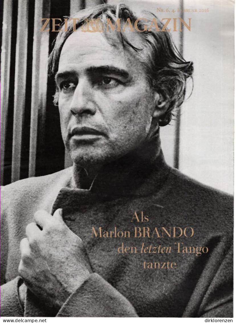 Zeit Magazine Germany 2016-06 Marlon Brando - Unclassified