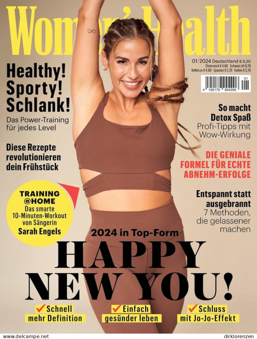 Womens Health Magazine Germany 2024-01 Sarah Engels - Non Classés