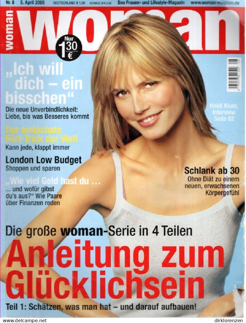 Woman Magazine Germany 2005-08 Heidi Klum ACCEPTABLE - Unclassified