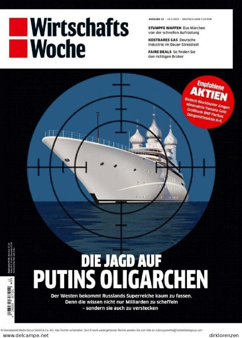 Wirtschaftswoche Magazine Germany 2022-12 Hunt For Putins Oligarchs  - Non Classificati