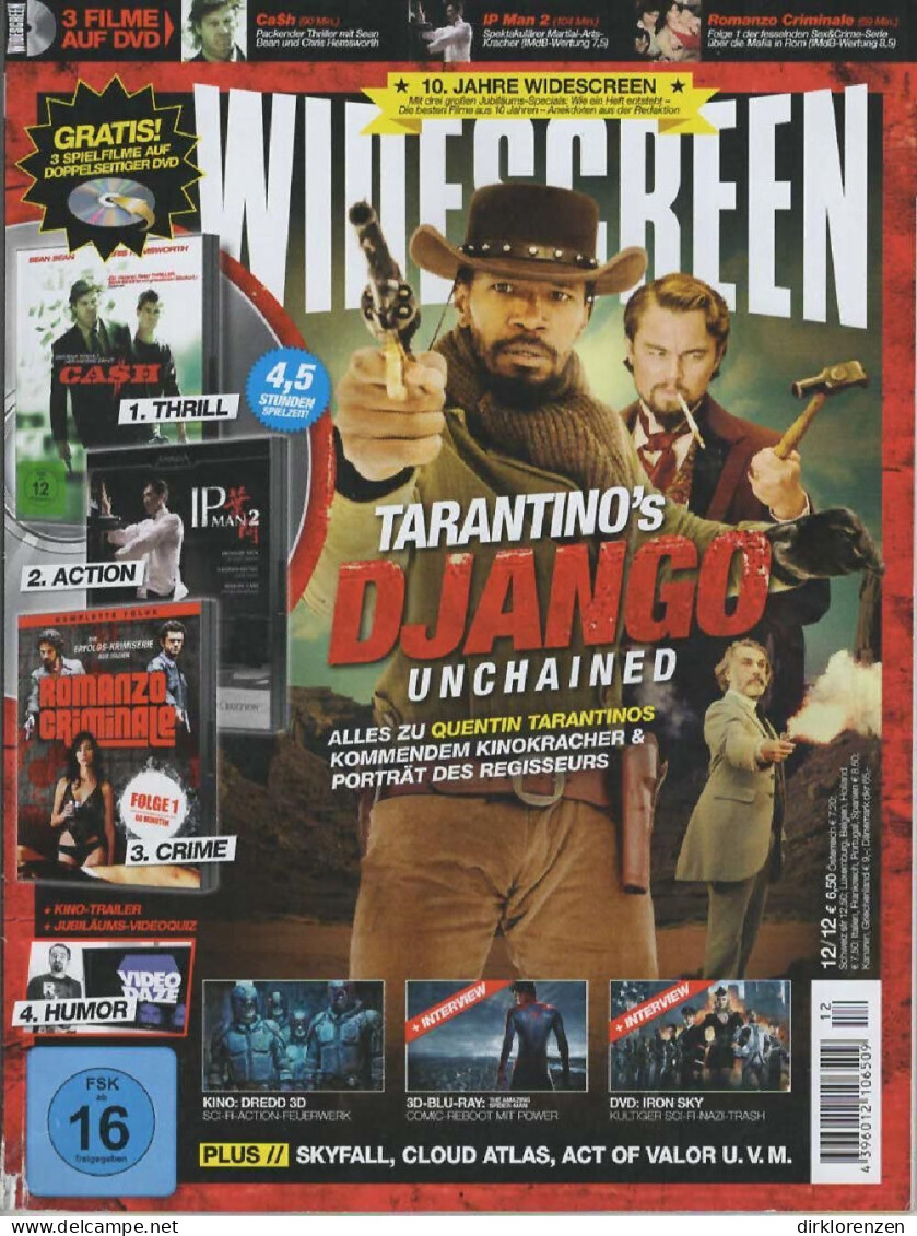 Widescreen Magazine Germany 2012-12 Waitz Foxx DiCaprio Tarantino - Non Classificati