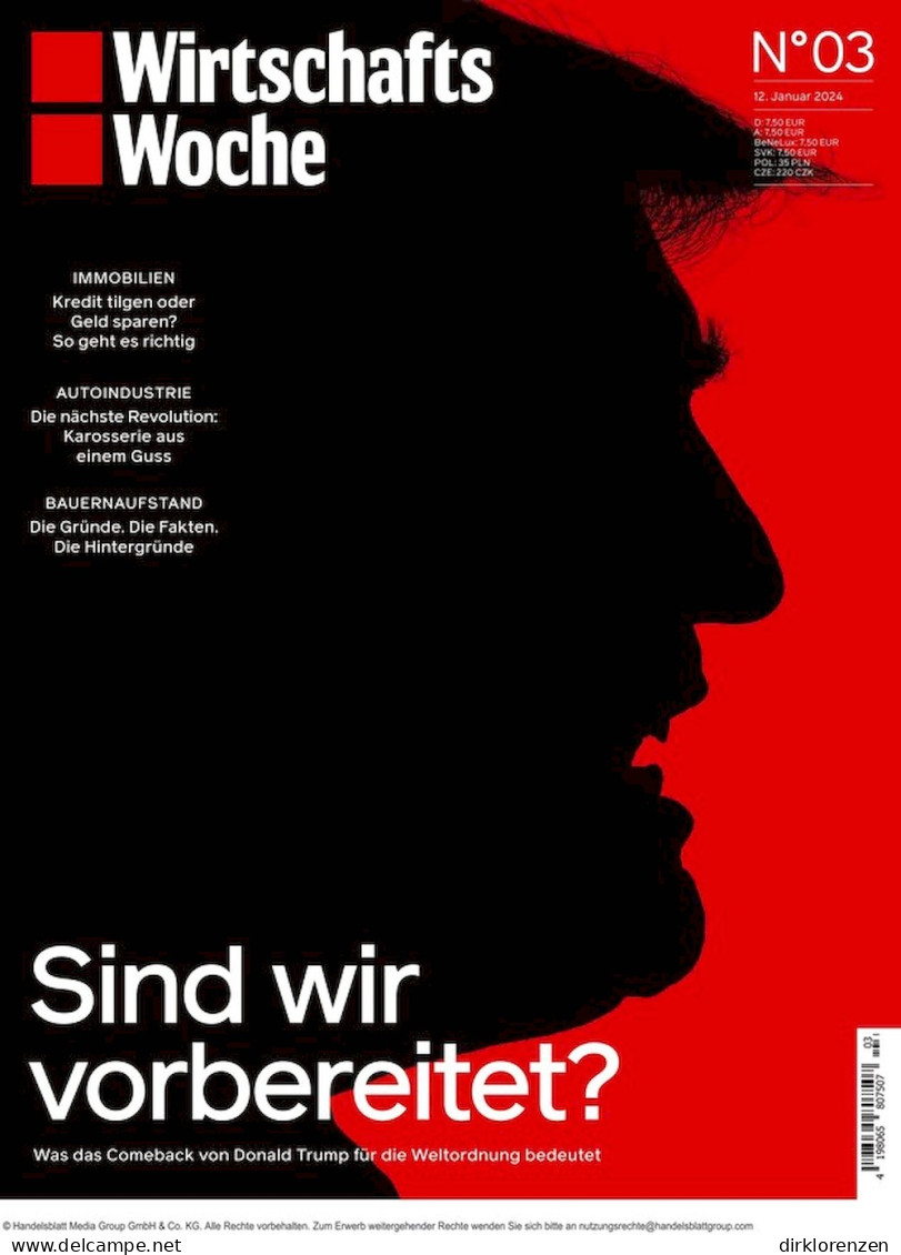 Wirtschaftswoche Magazine Germany 2024-03 Donald Trump - Non Classificati