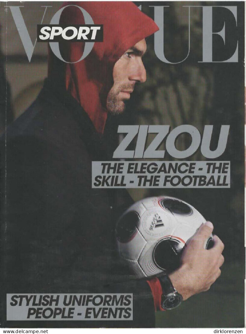Vogue Sport Magazine Italy 2008 Zinedine Zidane - Non Classés