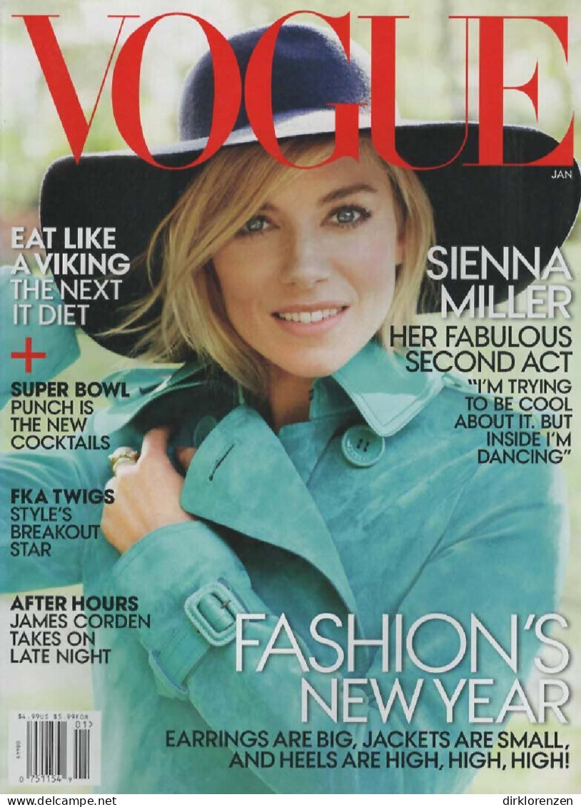 Vogue Magazine USA 2015-01 Sienna Miller - Non Classés