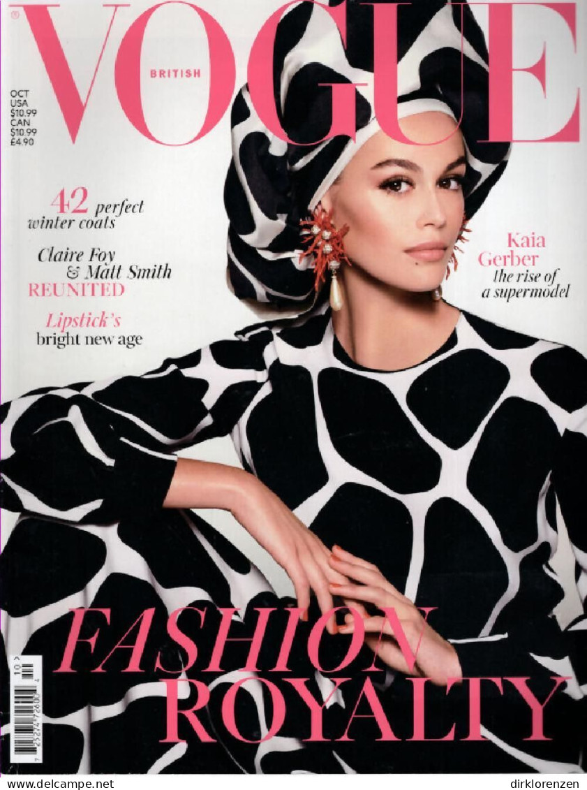 Vogue Magazine UK 2019-10 Kaia Gerber - Non Classés