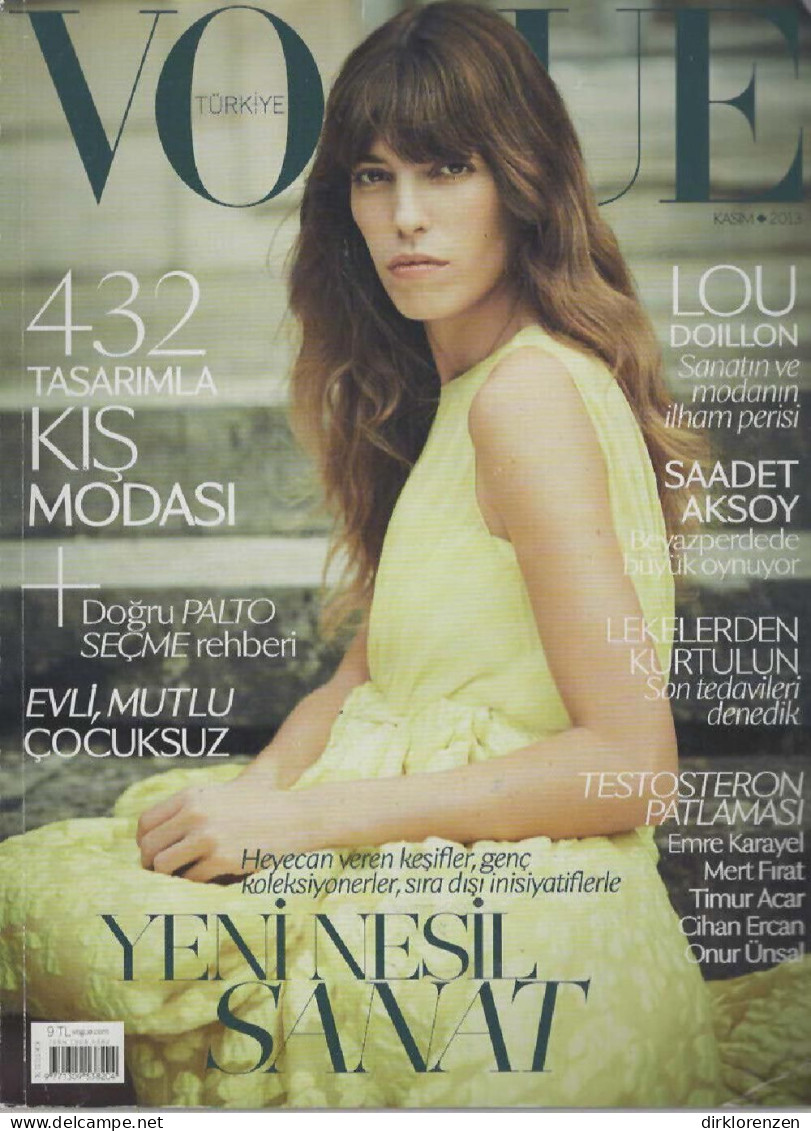 Vogue Magazine Turkey 2013-11 Lou Doillon - Non Classés