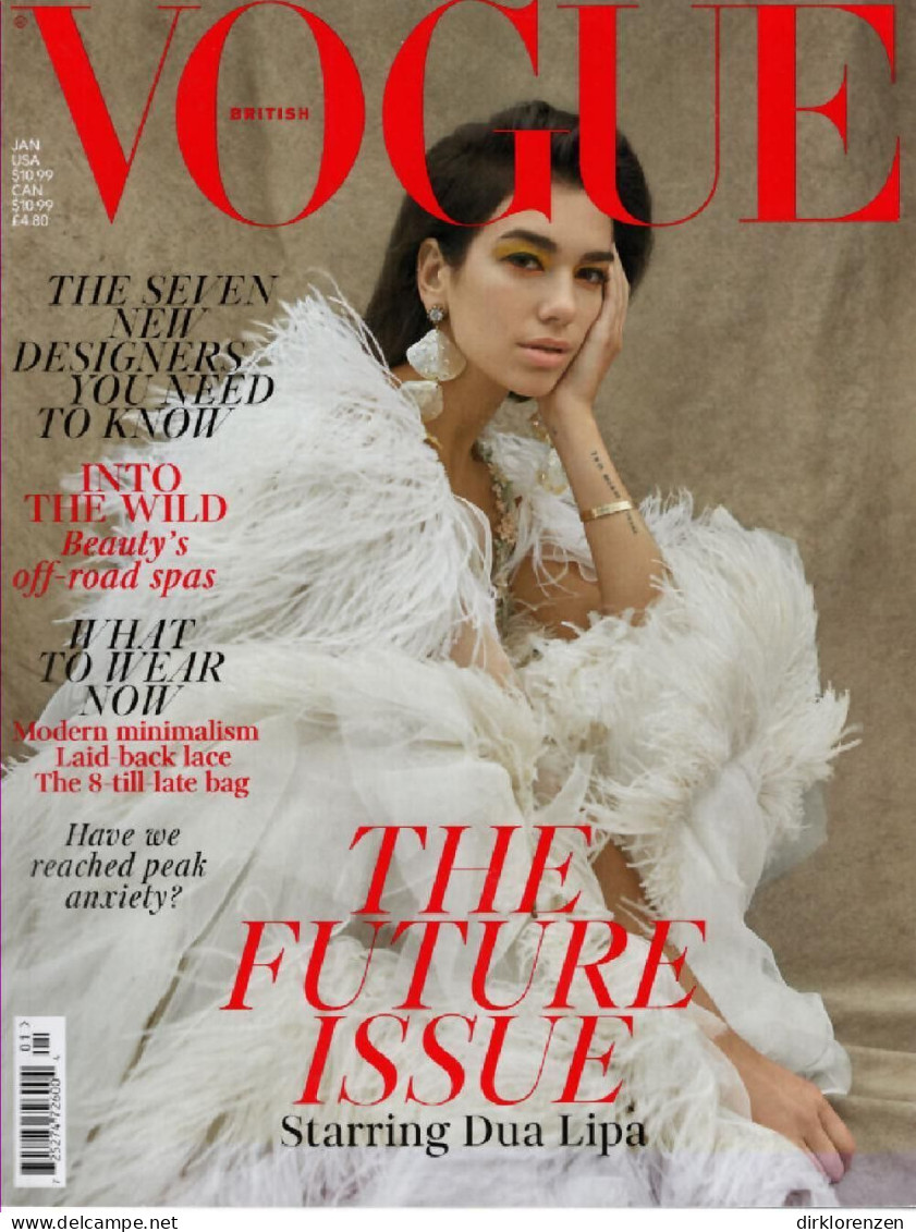 Vogue Magazine UK 2019-01 Dua Lipa - Non Classés