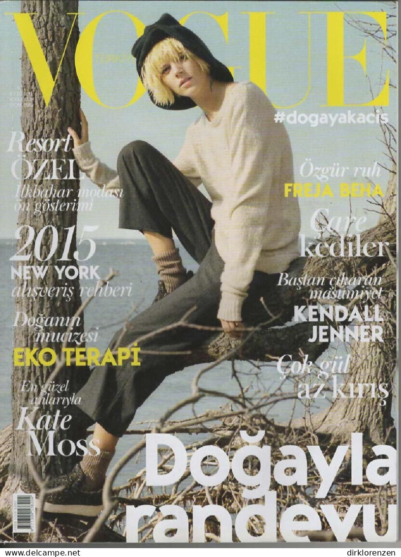 Vogue Magazine Turkey 2015-01 Freja Beha Erichsen - Non Classés